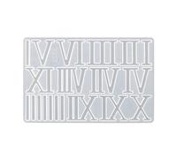 Clock Large Arabic Digital Resin Molds Roman Numeral Silicone Mold Wall Hanging Mold for Epoxy Jewelry Making Clock Digital Resin Molds