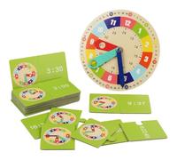Clock Learning for Kids, Teaching Time Montessori Toys for Toddlers Learning Clock Early Learning Educational Toy Gift for Toddler