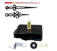 Clock Mechanism Kit for quiet operation clock movement and hand set for craft enthusiasts and home improvement initiatives