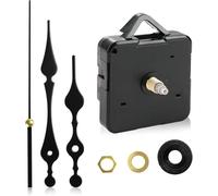 Clock Mechanisms Battery Powered, Silent Quartz Clock Mechanism Movement | Black Long and Short Shaft, DIY Quartz Wall Clock Mechanisms, Motor Replacement Repair Parts Kits