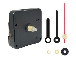 Clock Mechanisms Battery Powered, Silent Quartz Clock Mechanism Movement Kits High Torque Long and Short Shaft DIY Quartz Wall Clock Mechanisms Replacemen Repair Parts Precise Timekeeping 16mm
