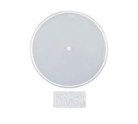 Clock Moulds - Clock Resin Mold, Clock Bell Making Art Craft, Silicone Candle Mould | Long Lasting Candle Clay Craft, Clock Shaped Epoxy Resin Mold, Roman Silicone Mold for Wall Home Decoration