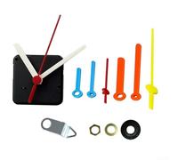 Clock Movement Replacement Kit with Non Ticking Mechanism and Decorative Short Hands (A)
