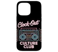 Clock Out Culture Club Labor Day Case for iPhone 14 Pro Max
