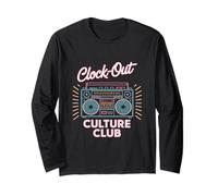 Clock Out Culture Club Labor Day Long Sleeve T-Shirt