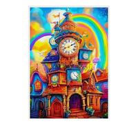 Clock Rainbow Building 1000pcs For Adults Mini Puzzle Challenging
