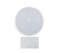 Clock Resin Molds Large Number Clock Silicone Mold Epoxy Mold for Resin Casting Diys Wall Art Decoration Wall Art Molds for Epoxy
