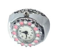 Clock Ring | Precise Ring Watch for Men - Crystal Vintage Jewelry with Precise Clock Function for Family Friends Colleagues Christmas Mother's Day
