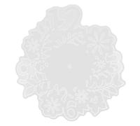 Clock Silicone DIY Resin Craft Large Reusable Tear for Home Decor Art Projects and DIY Clock Making 34x30cm