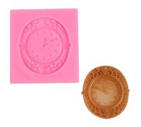 Clock Silicone Food Grade Template for Jewelry Crafting and Plaster Casting Decorative Plaster Art