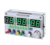 Clock Soldering Kit, 6-Bits Digital Clock Solder Practice Kit DIY Countdow/up 24-hour Alarm Clock Soldering Projects With Colorful Lights for Student School Education and Adult Home Office Use