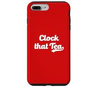 Clock That Tea Meme Gen Z Slang Truth Teen Lies Tween Gossip Case for iPhone 7 Plus/8 Plus