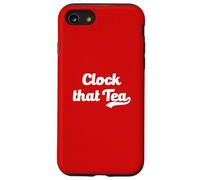 Clock That Tea Meme Gen Z Slang Truth Teen Lies Tween Gossip Case for iPhone SE (2020) / 7/8
