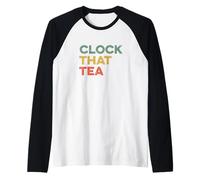 Clock That Tea Meme Teen Lie Tween Gen Z Slang Truth Gossip Raglan Baseball Tee