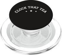 Clock That Tea Meme Teen Lies Tween Gossip Gen Z Slang Truth PopSockets PopGrip for MagSafe