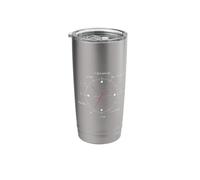Clock Time for Maths Fans Mathematics Formula School Uni Stainless Steel Insulated Tumbler