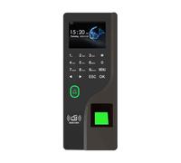 Clocking in Machine, 2.4-Inch Fingerprint Attendance Machine Password RFID Card Mobile Phone Opens The Color Screen Biometric Door Lock Time Record(LAN1)
