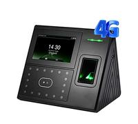 Clocking in Machine, 4G GPRS TCP/IP Facial Face Recognition Time Attendance Machine Biometric Fingerprint Door Access Control System(UFace402-4G)