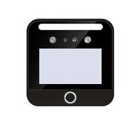 Clocking in Machine, AI Face Identification Biometric Recognition Fingerprint Scanner Clock Employee Time Attendance Machine Recorder
