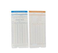 Clocking in Machine, Attendance Card Punching Paper attendance Machine Punching Paper Clock Special Paper Thickened 100 Sheets a Pack of Punching Paper