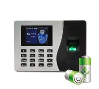 Clocking in Machine, Attendance Clock Time Recoder Biometric Fingerprint Time Attendance Time Machine(K14 N battery)