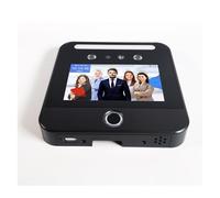Clocking in Machine, Attendance Machine TM-AL803F Dynamic Face Recognition Punch Card Machine, Fingerprint Card Attendance Access Control Machine(TM-AL803F+WIFI)