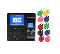 Clocking In Machine Biometric Attendance System USB Fingerprint Reader Time Clock Employee Control Machine Electronic Device M10 Reliable Efficient Check In Experience(M10H-10Mkey)