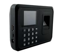 Clocking in Machine, Biometric Fingerprint Attendance Machine USB Finger Scanner Time Card Locker Password For Security System 2.4 Inch