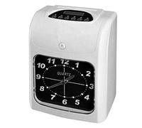 Clocking in Machine, Fingerprint Time Clock Clock in and Out Machine for Employees Paper Card Time Attendance Machine