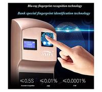 Clocking in Machine, Fully Automatic Fingerprint Lock Password Intelligence Guard Against Theft Household Electronics Pay by Card On Unlockin Access(Fingerprint Body)