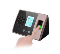Clocking in Machine, Intelligent Biometric Fingerprint Time Attendance Machine with HD Display Screen Time Clock Support Face Fingerprint Password