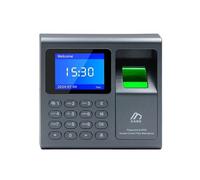 Clocking in Machine, Mini Portable Fingerprint Time Attendance Absence Machine 1000 Users RFID Access Control Office Fingerprint/Card/Password Unlock