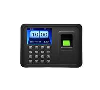 Clocking in Machine, Office Intelligent Password Attendance Machine Biometric Fingerprint Employee Checking-in Recorder DC 5V Time Clock(2.4-Inch TFT screen)