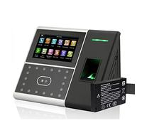 Clocking in Machine, Smart Attendance Clock UFace302 TCP/IP Biometric Face Facial Fingerprint Time Attendance and Access Control System Time Recorder Time Clock(302-Battery)