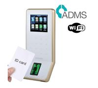 Clocking in Machine, Time Attendance Machine F22 TCP/IP USB Fingerprint Door Access Control System Color Screen Optional RFID Card Reader(ID ADMS WiFi,French)