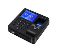 Clocking in Machine, Time Attendance Machine Fingerprint/Password/ID Card Recognition 2.4 Inch Display Screen Employee Checking-in Multi-language