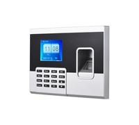 Clocking in Machine, Time Clock,2.8 Inch Color Screen Fingerprint Password Attendance Machine Access Control Recorder Employee Checking-in