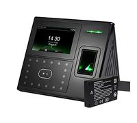 Clocking in Machine, UFace402 Biometric Fingerprint Face Facial Recognition Time Attendance TCP/IP Door Access Control System with Free Software(UFace402-Battery,Russian)