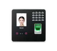 Clocking in Machine, USB Biometric Fingerprint Face Recognition Employee Time Attendance Machine Time Clock Recorder Device(BK100-B)