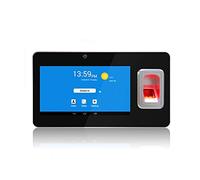 Clocking in Machine, WiFi Big Screen 7-inch Color Screen Employee Fingerprint Attendance Machine Time Recorder with 1344MHZ 4 Core CPU(UT280)