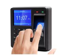 Clocking in Machines for small Business, Access Control Time Attendance Machine Fingerprint/Password/ID Card Recognition Time Clock with 2.4 Inch Display Screen