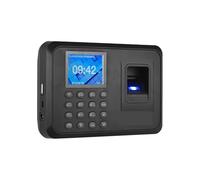 Clocking in Machines for small Business, Time Clock,Biometric Fingerprint Password Attendance Machine Multi-language with 2.4 inch LCD Screen Support U Disk to Download Data