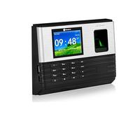 Clocking Machine, 2.8inch TCP/IP/WIFI Biometric Fingerprint Attendance Machine RFID Employee Check-in System Time Clock Recorder Password