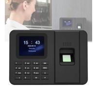Clocking Machine for Employees Small Business,Employee Time Clock with 2.4 TFT LCD Fingerprint Password,Attendance Detector,Office Punch Clock Automatic with Free Software (0 Monthly Fees)