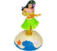 Clockjuan 1 Pc Solar Powered Dancing Figures Decoration, Hawaiian Hula Dance Girl Solar Shaking Head Figure Ornaments Car Dashboard Interior Decoration