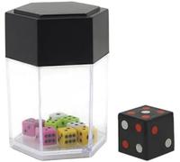 Clockjuan 1Set Multicolor Magician's Dice Props Explosion Magic Trick Dice Magic Prop Novelty Funny Toy Close-Up Performance Joke Prank Use Safety Convenient to Carry,Novelty and Gag Toys
