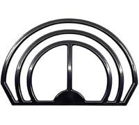 Clockjuan Black Modern Brim Bender, Hat Shaper for Baseball Caps Plastic Dual Slots Design Perfect Curving Band, Practical Convenient, Brim Shaper