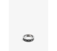 Clocks And Colours Mens Clocks And Colours Wraith Stainless Steel Ring Silver J/K