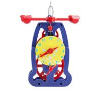 Clocks Building Kit - 19cm Educational Analog, Creative Time Model, Kids Learning, Sturdy Gear Assembly Teaching Tool | Interactive Skill Development Toy For Birthday Classroom Use