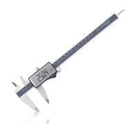 Clockwise Tools DCLR-0805 Pro Quality Electronic Digital Caliper Inch/Metric/Fractions Conversion IP54 Grade 0-8 Inch/200 mm Stainless Steel Super Large LCD Screen Auto Off Featured Measuring Tool by Clockwise Tools
